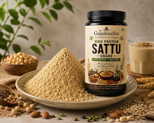 High Protein Sattu Shake | Plant Protein | Powder base | Homemade | Fitness Sample