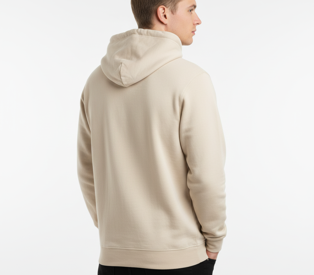 Wild & Free Deer Antler Hoodie | Premium Cream Nature Aesthetic Sweatshirt | Gujulondon